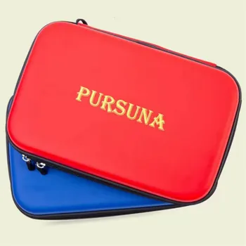 Сумка для ракетки для настольного тенниса PURSUNA, чехол для ракетки для пинг-понга, переносная износостойкая защитная сумка из ЭВА для летучих мышей для настольного тенниса