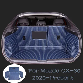 Для Mazda CX30 CX-30 2022 2020 2021 Автомобильный коврик для заднего багажника 