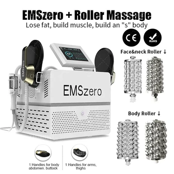 EMSZERO 40K Сжатая Микро-Вибрационная Вакуумная 5D Машина Для Похудения тела 2-в-1 Роликовый Массаж Терапия для Похудения