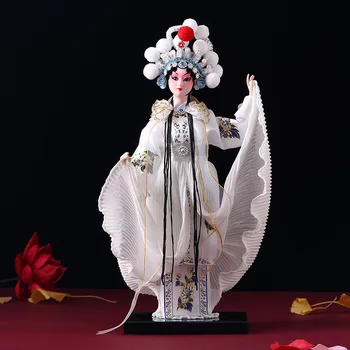 Персонажи Пекинской оперы, Куклы для макияжа лица, Украшения ручной работы, Сувениры, Маленькие подарки в китайском стиле
