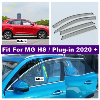Аксессуары Для автомобильных Оконных Панелей Подходят Для MG HS/Plug-in 2020 2021 2022 Дефлектор окна Защита От Дождя Козырек Тенты Защитный чехол