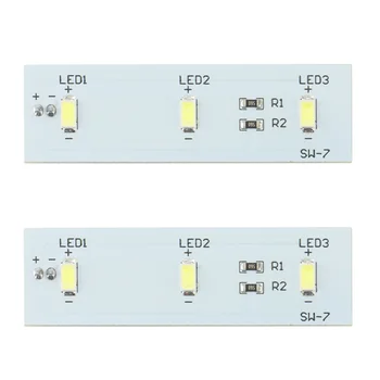 2X для Холодильника Замена светодиодной ленты для Холодильника Electrolux ZBE2350HCA SW-BX02B Ремонтная Деталь