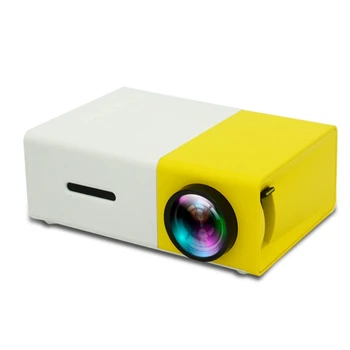 YG300 Pro светодиодный мини-проектор 1080P Full HD USB AV TF Портативный домашний медиаплеер EU Plug