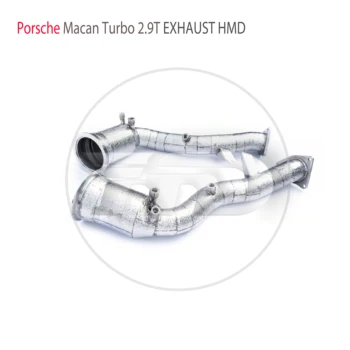 Выпускная система HMD Высокоэффективная Водосточная Труба для Porsche Macan Turbo 2.9T Автомобильные Аксессуары Коллектор Конвертера С Катализатором