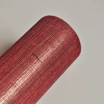 Mywind Натуральная ткань Большая распродажа Европейские цветочные ярко-красные обои из Сизаля Для гостиной Украшения дома