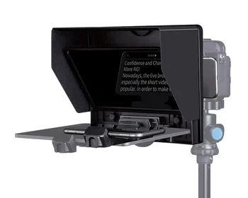 Портативный 10-дюймовый складной телесуфлер поддерживает 11-дюймовый смартфон /планшет, вызывающий зеркальную камеру смартфона