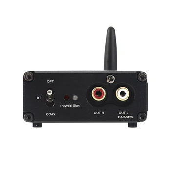 APTX-HD Bluetooth 5.1 Декодер QCC5125 ES9038Q2M Коаксиальный волоконный RCA модуль DIY Для домашнего Кинотеатра