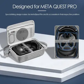 Водонепроницаемые аксессуары для Путешествий, Сумка для хранения гарнитуры виртуальной реальности для Meta Quest Pro, Сумки, чехол для переноски Meta Quest Pro