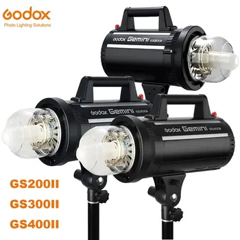 Godox GS200II 200WS/GS300II 300WS/GS400II 400WS 2.4G Беспроводная X Система Студийная Стробоскопическая светодиодная вспышка Для Фотосъемки