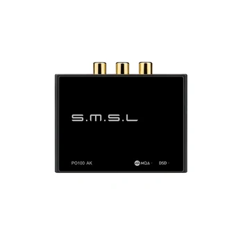 SMSL PO100 AK USB Цифровой интерфейс XOMS XU316 32bit 768 кГц AK4493S MQA Декодирующий оптический/коаксиальный/RCA выход для PS4 PS5 Switch
