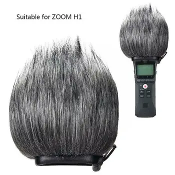 Защитный чехол от ветра для микрофона Zoom H1, Съемный ветрозащитный чехол для микрофона, Переносные аксессуары для наружного микрофона M4s5