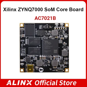 ALINX AC7021B Xilinx ZYNQ 7000 ARM FPGA Основная плата SOM XC7Z020 8G eMMC Система на модуле CE EMC ROHS Демо
