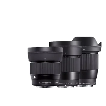 Sigma 16 мм F1.4/30 мм F1.4/56 мм F1.4 DC DN Три Мушкетера Микрообъектив с одной камерой Для Fujifilm Sony Canon