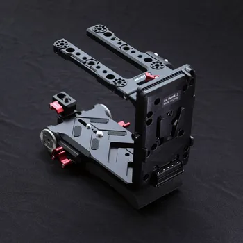Hongtoo FX6 Camera Cage Armor для Sony FX6 Camera Базовая пластина V образное крепление Силовая пластина Боковой кронштейн Опорная установка