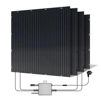 Подключаемая Солнечная система Plug And Play Мощностью 600 Вт Balkon Kraftwerke Bezeichnet Мощностью 600 Вт С Легкой Гибкой солнечной панелью