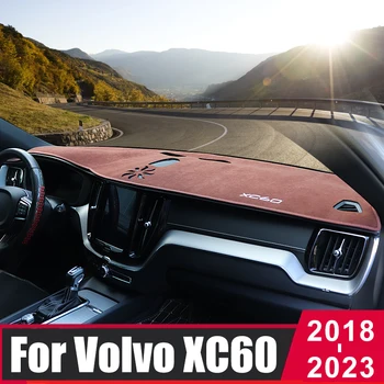 Для Volvo XC60 2018 2019 2020 2021 2022 2023 Крышка приборной панели Автомобиля Коврик Авто Приборная Панель Солнцезащитный Козырек Коврик Ковры Протектор Аксессуары