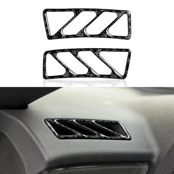 Наклейка на крышку розетки автомобильного кондиционера из Углеродного волокна, наклейка для внутренней отделки Chevrolet Camaro 2010-2015, Украшение автомобиля