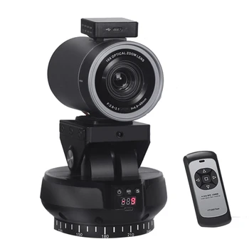 1 комплект Автоматической моторизованной головки YT1200 AI 360 ° из черного пластика с функцией отслеживания для камеры телефона