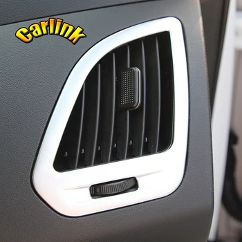Для Hyundai Tucson 2011-2015 ABS Матовый Внутренний передний кондиционер, Вентиляционное отверстие, украшение, отделка, Аксессуары для укладки автомобилей 2 шт.