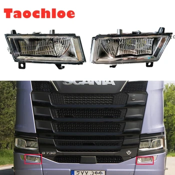 1 пара светодиодных противотуманных фар Для грузовика Scania R650 G500 S730 S500 P500 светодиодные противотуманные фары 24V 2552715 2552718 RH 2552717 2552714 LH