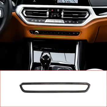 Для BMW G20 G28 325li 3 Серии 2019-2021ABS Черная деревянная Кнопка Регулировки Громкости Автомобиля Декоративная Рамка Отделка Автомобильные Аксессуары