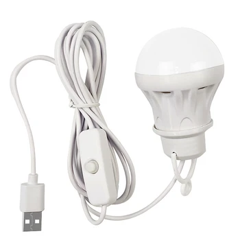 DC5V светодиодный фонарь, лампа для кемпинга, USB Аварийная лампа, Подвесная лампа для палатки для работы, барбекю, Рыбалки, ремонта, походного снаряжения