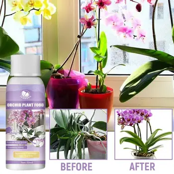 Жидкое удобрение для орхидей Добавка для усиления роста растений Натуральные Ингредиенты Решение для укрепления корней для теплицы домашнего сада