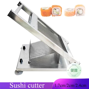 Коммерческий ручной станок для резки суши-роллов из нержавеющей стали