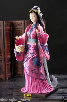 Оригинальная Восточная китайская классическая кукла-бройдер, статуэтка красивой китайской девушки № 3