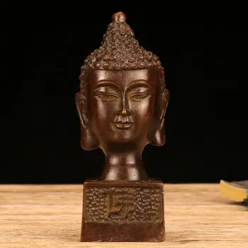 Бронзовая Статуя Будды Украшение Шакьямуни Статуя Будды Голова Будды Татхагаты Статуя Будды Таиланд Статуя Будды Индуистские украшения