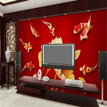 beibehang 3d стереоскопические обои, китайские декоративные Чернила, элегантные тканые обои на заказ, Магнолия, настенная роспись телевизора