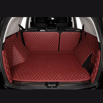 Прочный Изготовленный на Заказ кожаный коврик для багажника автомобиля для 2-дверного Volkswagen Polo 6R 2009-2016 Coupe Автомобильные Ковровые Аксессуары Детали интерьера
