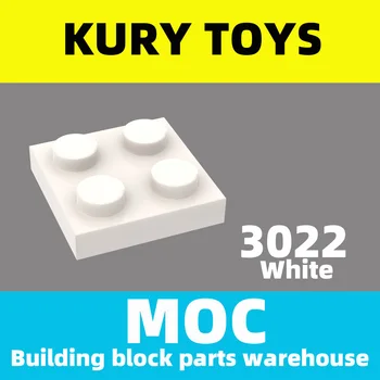 Kury Toys DIY MOC для 3022 100 шт. Строительные блоки для пластин 2x2 для игрушечного кирпича