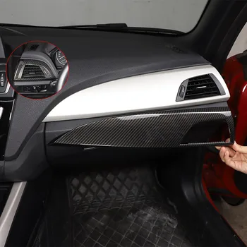 ABS Углеродное волокно для BMW F20 F21 F22 F23 2012-2017 Аксессуары для отделки боковой панели приборной панели автомобиля