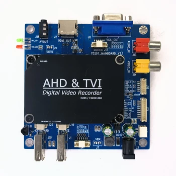 2023 Горячая DCH122 AHD 1CH 1080P HDMI VGA CVBS Выходной Порт Материнская плата Для Записи видео CVBS AHD TVI Доступ D1 720P 1080P Плата Видеорегистратора