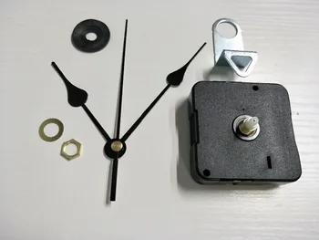 100-кратное продвижение Часовой механизм с разверткой, кварцевые настенные часы, центральный механизм винтового типа с черными длинными стрелками, наборы для часов своими руками