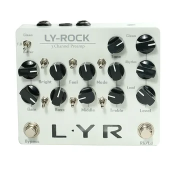 Аксессуары для гитары LY-ROCK для KSR Ceres 3-канальный посадочный предусилитель предусилитель Tone Clean Rhythm Lead Bypass
