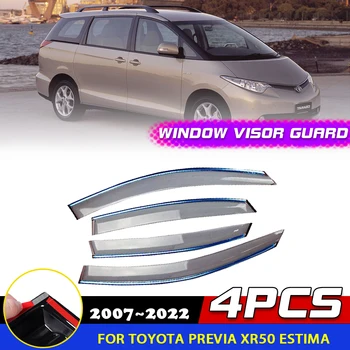 Козырек на Окна для Toyota Previa XR50 Estima Tarago Hybrid 2007 ~ 2022 Тенты От Дождя Для Бровей, Защита От Дыма, Защитная Крышка, Аксессуары