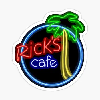 Rick Is American Cafe, 5 шт., автомобильные наклейки для украшения холодильника, багажа, гостиной, фона для декора комнаты с принтом мотоцикла