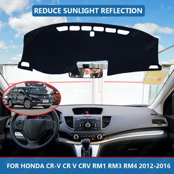 Противоскользящий, Защищающий от ультрафиолета Коврик для приборной панели, Защитный Коврик для Приборной панели, Ковер для Honda CR-V CR V CRV RM1 RM3 RM4 2012-2016 Аксессуары
