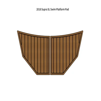 2018 Supra SL Подножка для платформы для плавания, коврик для лодки из искусственной пены EVA, настил из тикового дерева
