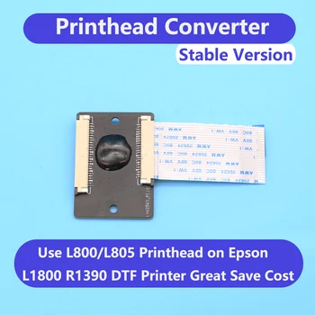Преобразователь Печатающей головки Для Epson L1800 R1390 DTF DTG УФ-принтер Использует Плату Адаптера печатающей головки L805 L800