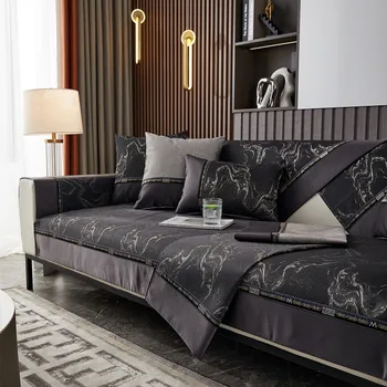 Роскошная синельная нескользящая диванная подушка для диванов гостиной, Полотенце, чехол для дивана, угловой диван, полотенце, подушка для сиденья, Защитный чехол для дома