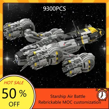 USCSS Prometheus Space War Weapon MOC Космический корабль, боевая модель, строительные блоки, Архитектура, образование своими руками, Сборка, игрушки