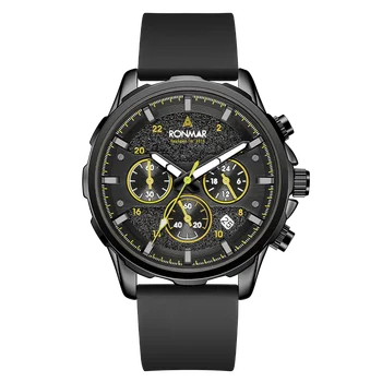 Мужские кварцевые часы RONMAR, светящиеся водонепроницаемые наручные часы, Роскошный календарь, высококачественные деловые часы для мужчин, Классические GL02