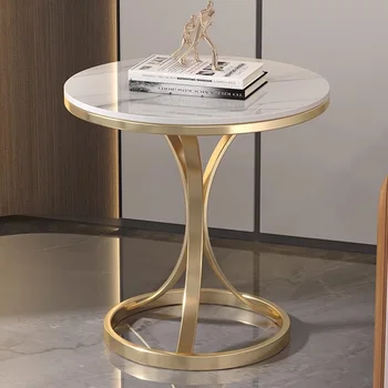 Современный стол для гостиной, Роскошный Элегантный Круглый вспомогательный дизайн, приставной столик для гостиной, мебель для дома Zigon Sehpa MQ50CJ