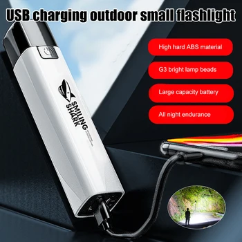 Супер Яркий светодиодный фонарик с USB-аккумулятором 18650, тактический светодиодный фонарик, лампа для ночной езды, Кемпинга, охоты, вспышка