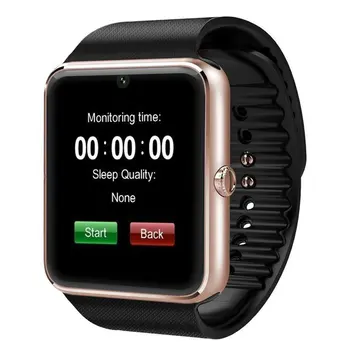GT08 Bluetooth Смарт-Часы С Сенсорным экраном, Большой Аккумулятор, Поддержка TF Sim-карты, Камера Для iPhone Android Smartwatch, Часы PK DZ09