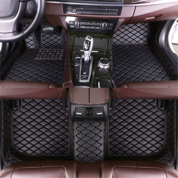 Автомобильные Коврики для Infiniti G Series G37 с откидным верхом 2010-2013, Изготовленные на Заказ Кожаные Ковры, Водонепроницаемые аксессуары для салона Автомобиля