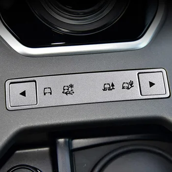 Для Land Rover EVOQUE 2013-2019, автомобильный стайлинг, Алюминиевая Кнопка регулировки режима Центральной консоли Автомобиля, наклейки с блестками, автомобильные аксессуары
